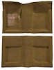 A4047B69 Passenger Area Nylon Loop Carpet Set With Mass Backing 1965-68 Mustang Convertible; Medium Saddle - image 1