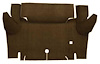 A4048A18 Loop Trunk Floor Carpet 1964-66 Mustang Coupe; Dark Saddle - image 1