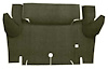 A4048A19 Loop Trunk Floor Carpet 1964-66 Mustang Coupe; Moss Green - image 1