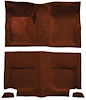 A4049B49 1965-68 Mustang Fastback; Passenger Area Nylon; Loop Floor Carpet; w/ Mass Backing; Emberglow - image 1