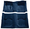 A4051A12 Passenger Area Nylon Loop Carpet 1969-70 Mustang Coupe/Fastback; Dark Blue - image 1