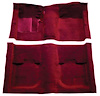 A4051A15 Passenger Area Nylon Loop Carpet 1969-70 Mustang Coupe/Fastback; Maroon - image 1
