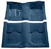 A4051A41 Passenger Area Nylon Loop Carpet 1969-70 Mustang Coupe/Fastback; Medium Blue - image 1