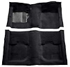 A4051B01 Passenger Area Nylon Loop Carpet With Mass Backing 1969-70 Mustang Coupe/Fastback; Black - image 1