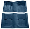 A4051B41 Passenger Area Nylon Loop Carpet With Mass Backing 1969-70 Mustang Coupe/Fastback; Medium Blue - image 1