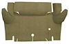 A4052A09 Loop Trunk Floor Carpet 1964-66 Mustang Convertible; Ivy Gold - image 1