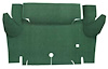 A4052A19 Loop Trunk Floor Carpet 1964-66 Mustang Convertible; Moss Green - image 1