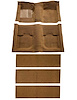 A4055A29 Nylon Loop Floor and Fold Down Seat Carpet Set 1969-70 Mustang Fastback; Ginger - image 1