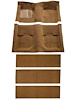 A4055B29 Nylon Loop Floor & Fold Down Carpet Set With Mass Backing 1969-70 Mustang Fastback; Ginger - image 1