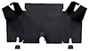 A4056A01 Loop Trunk Carpet 1965-66 Mustang Fastback; Black - image 1