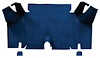 A4056A12 Loop Trunk Carpet 1965-66 Mustang Fastback; Dark Blue - image 1