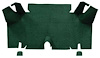 A4056A13 Loop Trunk Carpet 1965-66 Mustang Fastback; Dark Green - image 1