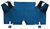 A4056A62 Loop Trunk Carpet 1965-66 Mustang Fastback; Ford Blue - image 1