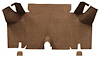 A4056A69 Loop Trunk Carpet 1965-66 Mustang Fastback; Medium Saddle - image 1