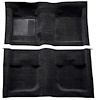 A4057A01 Passenger Area Nylon Loop Floor Carpet 1971-73 Mustang Coupe/Fastback; Black - image 1