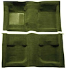A4057B39 Passenger Area Nylon Loop Carpet With Mass Backing 1971-73 Mustang Coupe/Fastback; Green - image 1