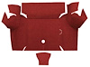 A4060A49 Loop Trunk Floor Carpet 1967-68 Mustang Coupe; Emberglow - image 1