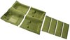 A4061A39 Nylon Loop Floor and Fold Down Seat Carpet Set 1971-73 Mustang Fastback; Green - image 2