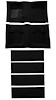 A4061B01 Nylon Loop Floor & Fold Down Seat Carpet Set With Mass Backing 1971-73 Mustang Fastback; Black - image 1