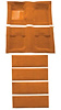 A4061B69 Nylon Loop Floor & Fold Down Seat Carpet Set With Mass Backing 1971-73 Mustang Fastback; Medium Saddle - image 1