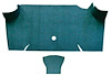 A4068A06 Loop Trunk Carpet 1967-68 Mustang Fastback; Aqua - image 1