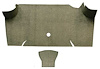 A4068A09 Loop Trunk Carpet 1967-68 Mustang Fastback; Ivy Gold - image 1