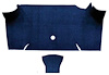 A4068A12 Loop Trunk Carpet 1967-68 Mustang Fastback; Dark Blue - image 1