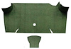 A4068A19 Loop Trunk Carpet 1967-68 Mustang Fastback; Moss Green - image 1