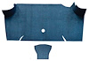 A4068A41 Loop Trunk Carpet 1967-68 Mustang Fastback; Medium Blue - image 1