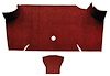 A4068A49 Loop Trunk Carpet 1967-68 Mustang Fastback; Emberglow - image 1