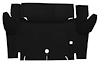 A4069A01 Loop Trunk Floor Carpet 1964-66 Mustang Convertible Nylon; Black - image 1