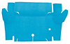 A4069A31 Nylon Loop Trunk Floor Carpet 1964-66 Mustang Convertible; Light Blue - image 1