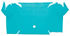 A4081A31 Nylon Loop Trunk Floor Carpet 1967-68 Mustang Convertible; Light Blue - image 1