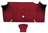 A4085A15 Nylon Loop Trunk Floor Carpet 1967-68 Mustang Fastback; Maroon - image 1