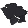 A4089A01 Nylon Loop Trunk Floor Carpet 1969-70 Mustang Fastback; Black - image 2