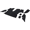 A4093A01 Nylon Loop Trunk Floor Carpet 1971-73 Mustang Coupe Set-Black - image 1