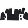A4093A01 Nylon Loop Trunk Floor Carpet 1971-73 Mustang Coupe Set-Black - image 2