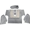 A4093A01 Nylon Loop Trunk Floor Carpet 1971-73 Mustang Coupe Set-Black - image 4