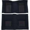 A4105B12 Nylon Loop Floor Carpet With Mass Backing 1969 Mustang Mach 1; Dark Blue/Dark Blue Inserts - image 2