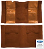 A4105B29 Nylon Loop Floor Carpet With Mass Backing 1969 Mustang Mach 1; Ginger/Ginger Inserts - image 1