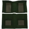 A4105B39 Nylon Loop Floor Carpet With Mass Backing 1969 Mustang Mach 1; Green/Green Inserts - image 2