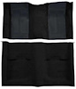 A4107B01 Nylon Loop Floor Carpet With Mass Backing 1970 Mustang Mach 1; Black/Black Inserts - image 1