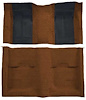 A4107B29 Nylon Loop Floor Carpet With Mass Backing 1970 Mustang Mach 1; Ginger/Black Inserts - image 1