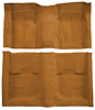A4113A69 Passenger Area Nylon Loop Floor Carpet Set 1970 Mustang Mach 1; Medium Saddle/Medium Saddle Inserts - image 1