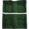 A4113B39 Nylon Loop Floor Carpet With Mass Backing 1970 Mustang Mach 1; Green Carpet/Green Inserts - image 1
