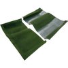 A4113B39 Nylon Loop Floor Carpet With Mass Backing 1970 Mustang Mach 1; Green Carpet/Green Inserts - image 2