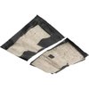 A4113B39 Nylon Loop Floor Carpet With Mass Backing 1970 Mustang Mach 1; Green Carpet/Green Inserts - image 4