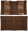 A4119A29 Passenger Area Nylon Loop Floor Carpet 1971-73 Mustang Mach 1; Ginger/Ginger Pony Inserts - image 1