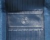 A4119A41 Passenger Area Nylon Loop Floor Carpet 1971-73 Mustang Mach 1; Medium Blue/Medium Blue Pony Inserts - image 2