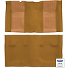 A4119A69 Nylon Loop Floor Carpet 1971-73 Mustang Mach 1; Medium Saddle/Medium Saddle Pony Inserts - image 1